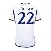 Koszulka piłkarska Real Madrid Antonio Rudiger #22 Strój Domowy 2023-24 tanio Krótki Rękaw